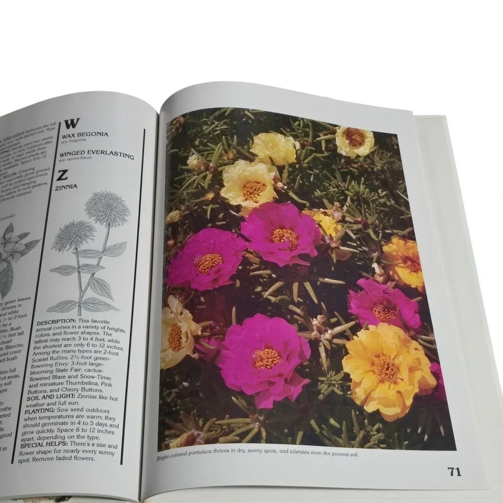 Vintage Better Homes and Gardens Annuals You Can Grow Gardening Book 1978 Plants